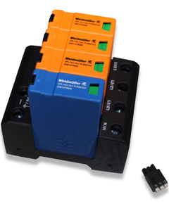 Overvoltage protection VPU AC I 3+1 R 300/12.5 kA signal